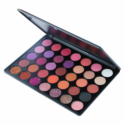 China Mineral Cosmetic Make Up Private Label 35 color Eyeshadow Palette Eye Shadow Makeup Palette supplier