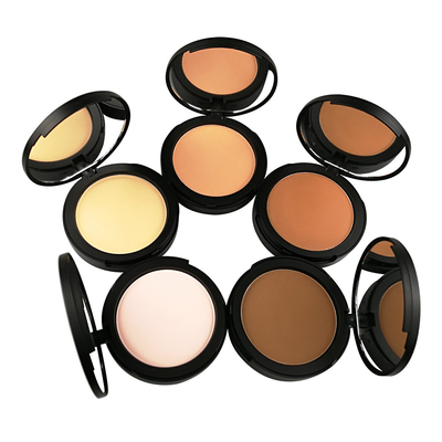 China Professional Face Makeup Powder Foundation Waterproof Mineral Cosmetics Pressed Powder supplier